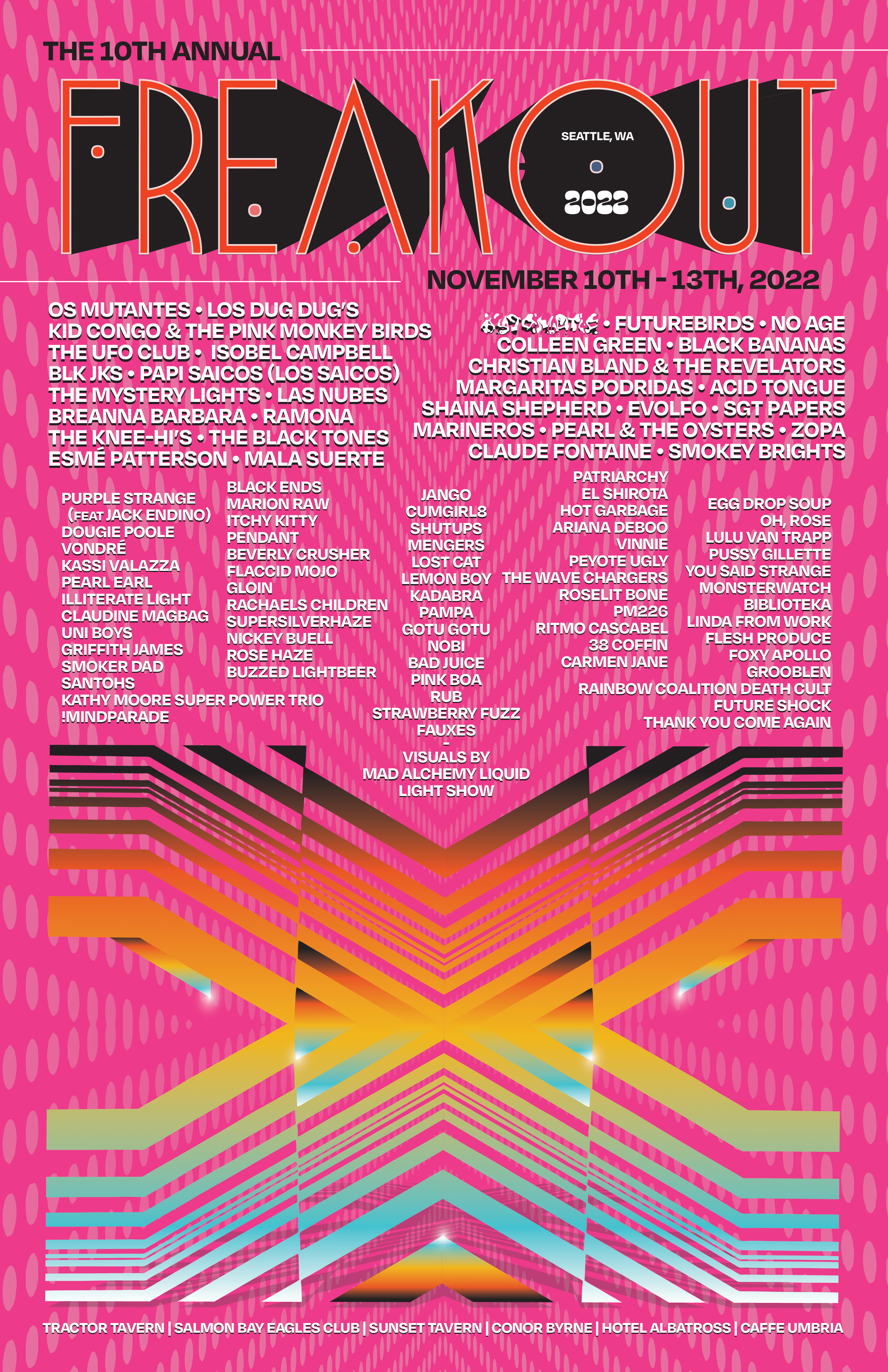 11/11/2022, Seattle, Freakout Fest, Tractor Tavern